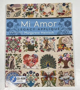 Mi Amor Legacy Appliqué by Margarete Heinisch - Baltimore Album Quilt Style - Imagen 1 de 4