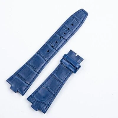 25mm*9mm Cowhide Leather Watchband Strap for VC Strap Overseas - Image 1 of 4
