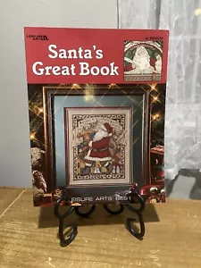 1996 Leisure Arts 2840 Santa's Great Book 40 Cross Stitch Designs EUC - Picture 1 of 7