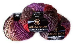 WOOLSILK LANAS STOP Merino superwash & seda DEGRADADO hilo precioso Silk Seta 289 - Imagen 1 de 3