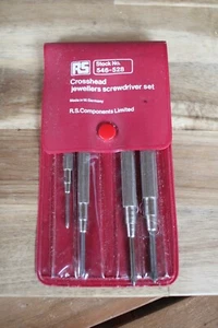 Vintage R.S. Components Ltd Juwelier 4-teiliges Schraubendreher-Set - West Germany - Bild 1 von 5