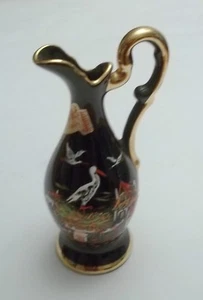 wunderschöner Krug, Reliefdekor, Mulhouse, Storch Handdekor G9 - Bild 1 von 1