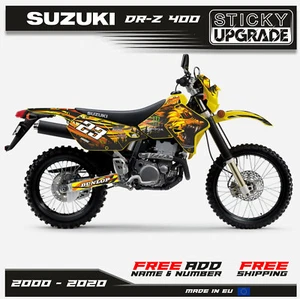 Suzuki DRZ 400 S E 2000- 2020 Graphics Stickers Decals Wolf 21 Mil Free delivery - Picture 1 of 7