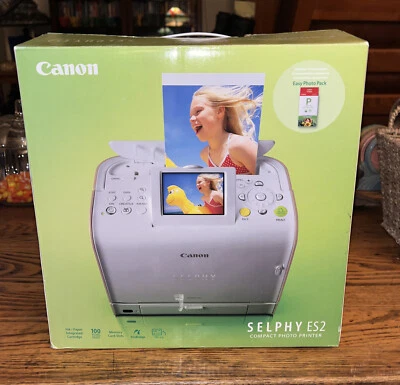 CANON SELPHY ES2 Compact Personal Photo Printer Digital 4x6 OPEN BOX - Image 1 of 4