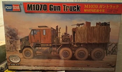 Hobby Boss 85525 1:35 M1070 Gun Truck + Resin Sagged Wheels - Immagine 1 di 2