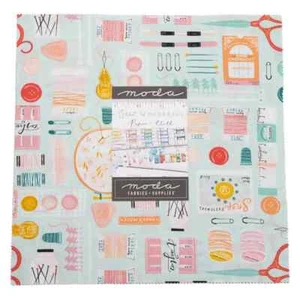 Moda Fabrics SEW WONDERFUL Layer Cake 42 10" squares - Picture 1 of 2
