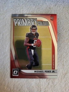 2024 Donruss Optic MICHAEL PENIX JR. Colori primari #17 Rookie (RC) Falchi - Foto 1 di 2