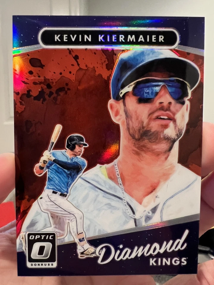 2017 Panini Donruss Optic Diamond Kings Red /99 Kevin Kiermaier #27 RARE Prizm - Image 1 of 2