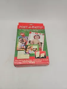 2 Post-A-PHOTO (ALL IN ONE PHOTO POSTCARD & FRAME YOU CAN MAIL) New Old Stock - Picture 1 of 4