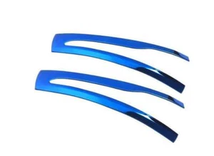 For Benz GLB 2020-2022 Blue Titanium Exterior Rear View Mirror Strip Trim 2PCS - Picture 1 of 6