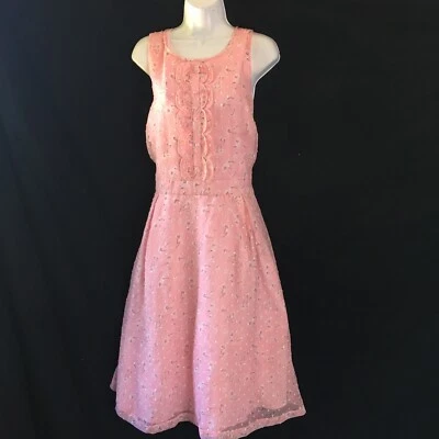 ModCloth Effortless Flashback Pink Fit & Flare Retro Inspired Dress  Size 1X - Image 1 of 4