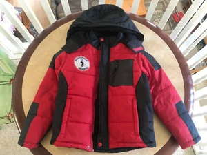 Urban Republic Black Red Snow Winter Kids Children Thick Hoodie Jacket S: 10/12 - Picture 1 of 8