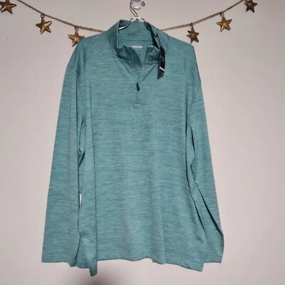 Camisa Atlética Jos A Bank Traveler XLarge Ajuste Tradicional Cuello Simulado 1/4 Cremallera  Foto 1 de 4