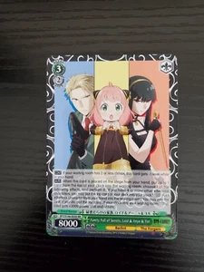 Weiss Schwarz ENG - Familie voller Geheimnisse, Loid & Anya & Yor - SPY/S106-E030 RR - Bild 1 von 2