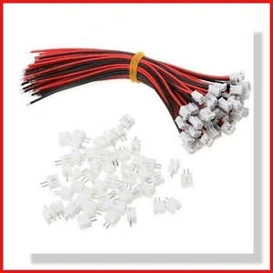 Micro 2.0 JST 2-Pin Male / Female Connectors in (2 Pairs) or (5 Pairs) - Picture 1 of 6