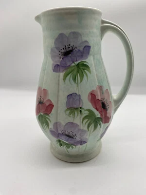 Edward Radford Art Deco Anemone Pattern Vintage Hand Painted Flower Jug 653 - image 1 of 4