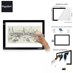 HUION Leuchttisch L4S LED Pad, 31 x 21cm Arbeitsbereich, Tragbare Lichtkasten... - Bild 1 von 8
