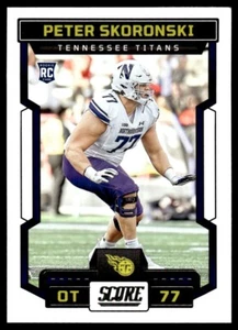 2023 Punteggio Peter Skoronski Rookie Tennessee Titans #397 - Foto 1 di 2