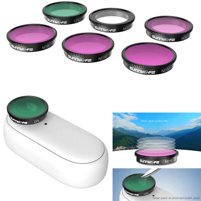 For Insta360 GO 2 Accessories MCUV CPL ND4 ND8 ND16 ND32 Camera Lens Filters Kit - Image 1 of 4