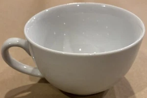 Menge (3) Kiste & Fass weiß Cappuccinotasse übergroßer Kaffeebecher Porzellan 16 Unzen - Bild 1 von 5