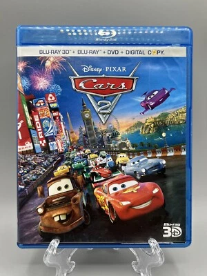 Disney Pixar CARS 2 3D Blu Ray 5 Disc Set Blu Ray DVD Digital 3D Bonus Feature - Image 1 of 4