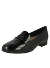 Clarks Damas Un Blush Go Mocasín Negro Patente Cuero Zapatos Reino Unido Talla 3.5 D UE 36