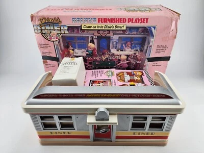 Conjunto de brinquedos Dixie's Diner Deluxe mobiliado vintage 1989 brinquedos TYCO - Imagem 1 de 4