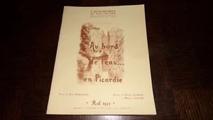 AU BORD DE L'EAU EN PICARDIE - R. Normand 1973 - Automobile-Club - Picture 1 of 4