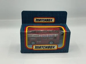 Matchbox 1-75 MB-17 London Bus Around London Tour Bus Red MIB - Picture 1 of 5