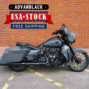 Advanblack Gunship Gray Lower Vented Fairing 6.5'' Speaker Pod For 2014+ Harley - Picture 1 of 21