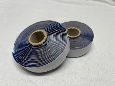 2x4M 20mm Klettband selbstklebend Blau extra Stark Set Hakenband + Flauschband - Bild 1 von 4