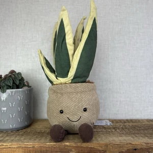 Planta de serpiente divertida Jellycat - planta de juguete suave suculenta en maceta grande 16" nueva sin etiquetas - Imagen 1 de 13