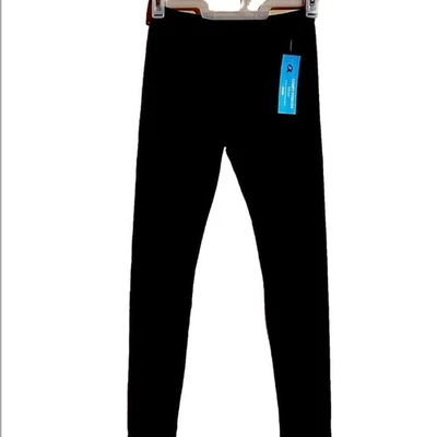 Comfy Forever Black Fleece High Waisted Winter Leggings SM - Image 1 of 4