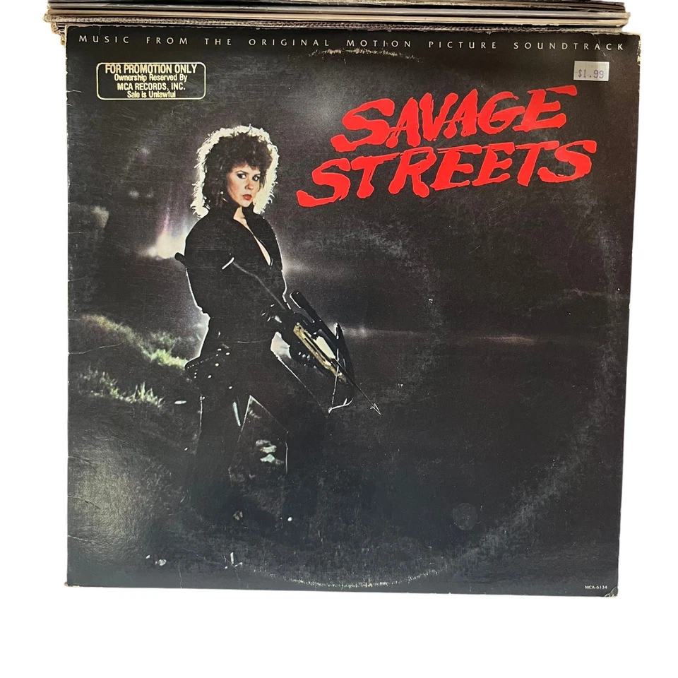 SAVAGE STREETS ~ Linda Blair/John Farnham Original 1984 Soundtrack LP Foto 1 de 4