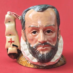 ROYAL DOULTON CHARACTER SMALL JUG: KING PHILIP II OF SPAIN D6822 NO. 4745   KM - Picture 1 of 6