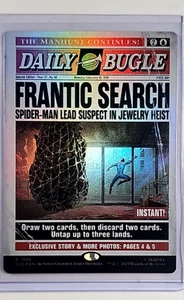 MTG Magic The Gathering Secret Lair Poster Borderless Foil #1996 Frantic Search - Picture 1 of 2