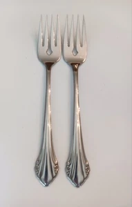 (2) Tenedores de ensalada Oneida BITTERSWEET acero inoxidable 1881 Rogers Ltd ~ envío gratuito - Imagen 1 de 10