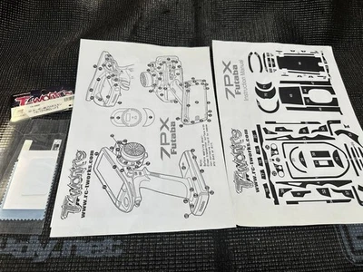 T_Works 3D CarbPattern Proposkin for Futaba 7PX Radio Red Used Japan zz8 - Image 1 of 3