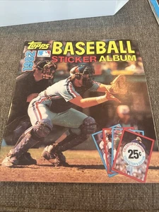 1982 Topps Baseball Sticker Album Sticker Book Complete (260) STICKERS INSIDE!!! - Picture 1 of 19