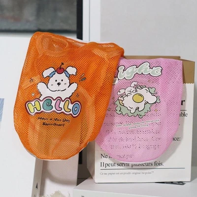 Breathable Pet Thin Clothing Cartoon Printed Cat Dog Mesh Vestdiy Cute & - Image 1 of 4