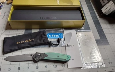 g Benchmade Boxed Folding Blade Knife Limited Edition Gold Barrage #139 - Image 1 of 4
