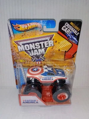 2012 Hot Wheels Monster Jam Captain America - Image 1 of 4