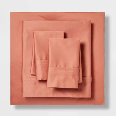 Juego de sábanas de satén de algodón Threshold 400 hilos de lujo Foto 1 de 4