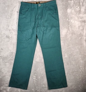 Seager Bison Pants Green Relaxed Mens Size 35X33 NWT - Picture 1 of 14