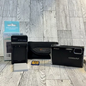 Nikon Coolpix S51 - SCHWARZ - 8,1 MP Digitalkamera SD-Karte & Zubehör - getestet - Bild 1 von 24