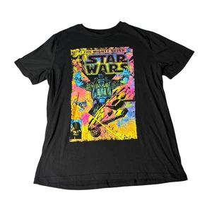 Star Wars Mighty Vader Graphic T-Shirt Comic Book Style XL - Picture 1 of 6