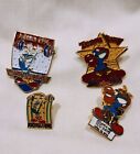 1996 Atlanta Summer Olympic Pins, Izzy boxing and weightlifting, set of 4