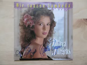 Andrea Jürgens Autogramm signed 18x18 cm Single "Wir tanzen Lambada" - Picture 1 of 1
