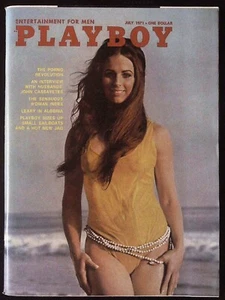 PLAYBOY US July 1971 KAY SUTTON YORK Heather Van Every LINDA EVANS @ Excellent+ - Imagen 1 de 7