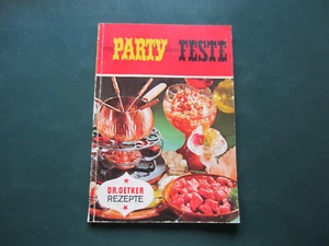 Altes Kochbuch Frohe Party kleine Feste Dr. Oetker Rezepte Bielefeld 1970 - Bild 1 von 3